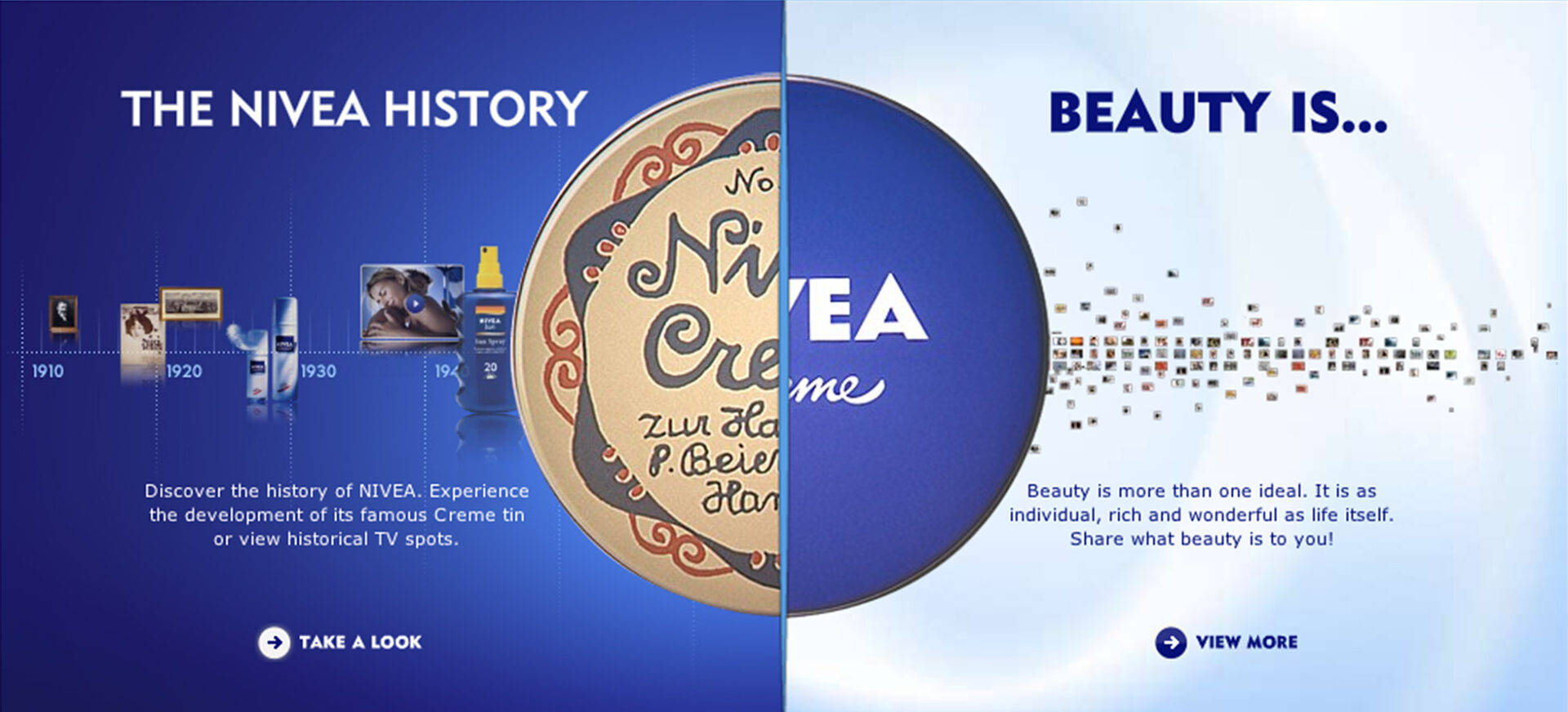 NIVEA History Split