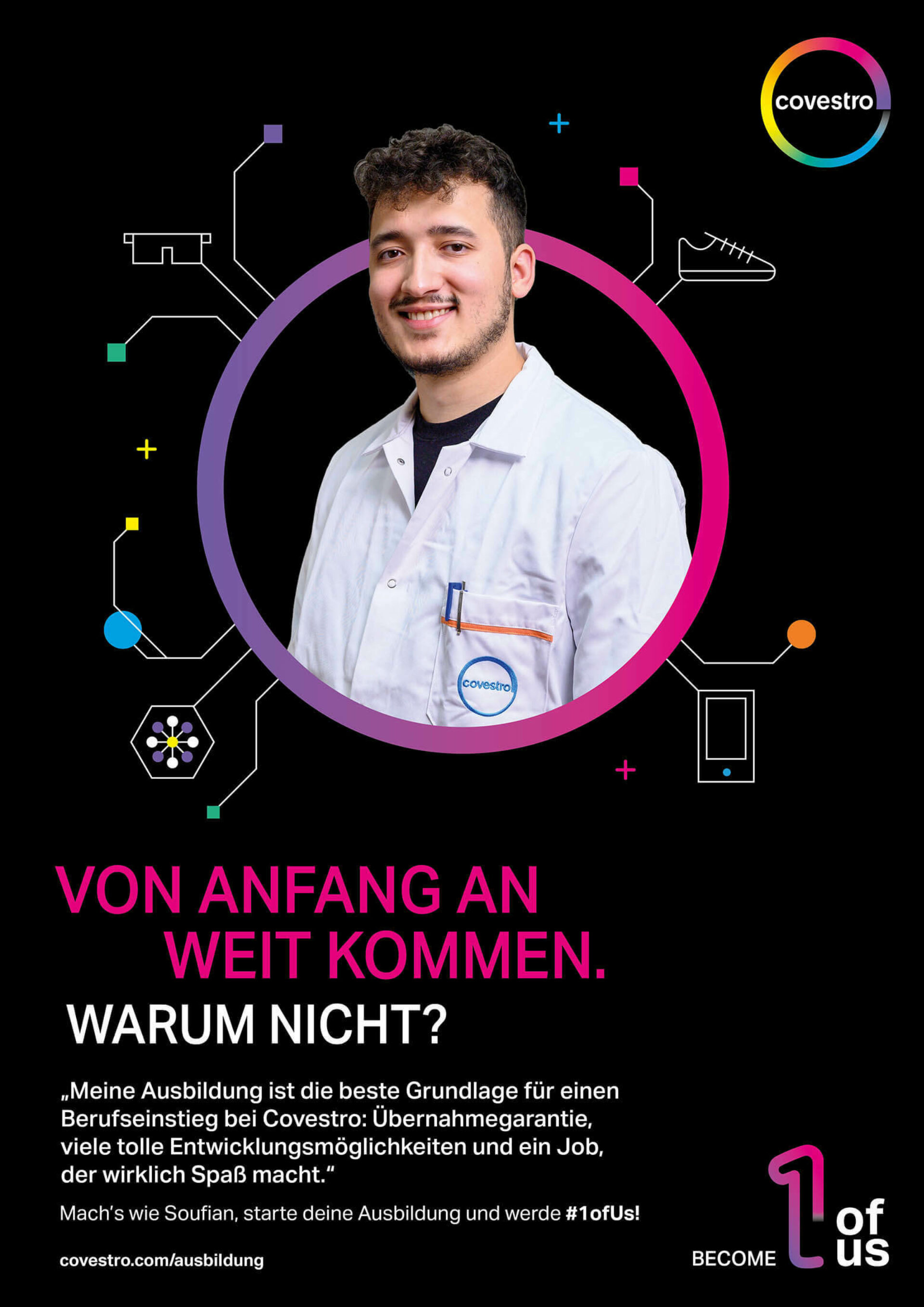 Plakat von einem Schüler