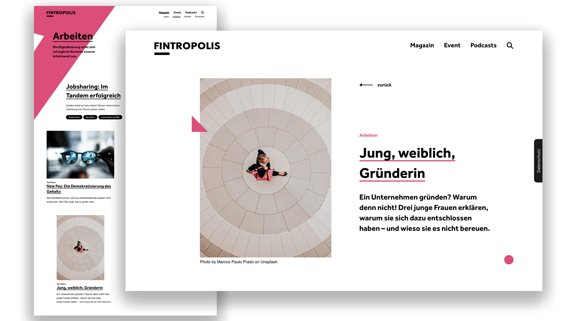 FINTROPOLIS :: Magazin :: Arbeiten