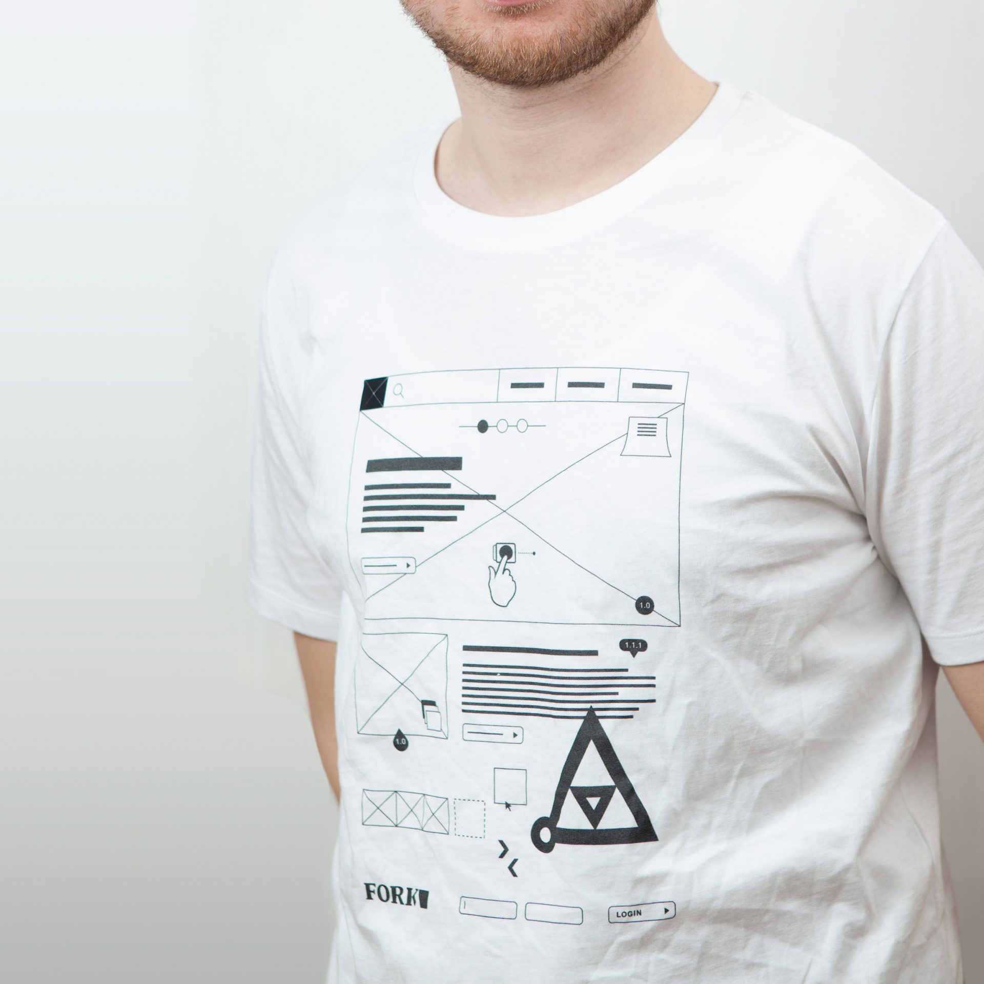 shirt wireframe ux user experience design mensch
